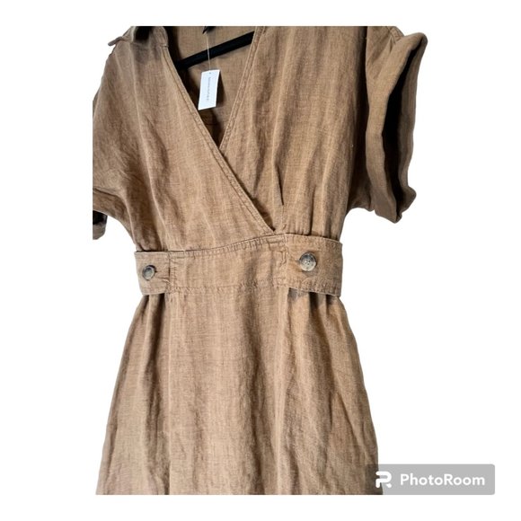 ✨Host Pick✨ Banana Republic Sedona 100% Linen midi dress - NWT Size XS - Picture 4 of 8